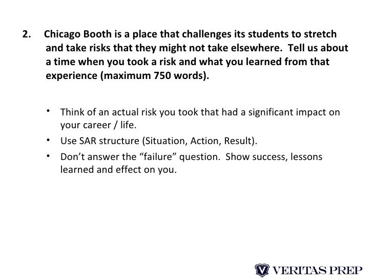 chicago booth risk essay